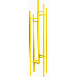 Andas Garderobenständer Andas 47 x 175 x 47 cm Gelb