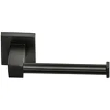 Fackelmann Toilettenpapier Bevorrater New York/Halterung für Klopapierrollen/Maße (b x H x T): ca. 5 x 16 x 7 cm/Accessoire fürs Badezimmer / WC/kubisches Industriedesign/Farbe: Schwarz