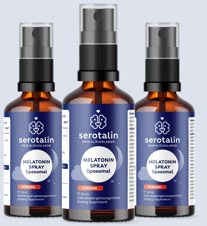 serotalin® MELATONIN SPRAY liposomal - 3 x Spray