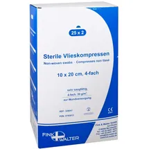 FINK & WALTER GMBH Vlieskompressen 10 x 20 cm
