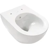 Creavit Design RimOff Hänge WC mit Taharet/Bidet/Dusch-WC Funktion Weiß
