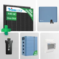 16,02kw Solaranlage mit 10 kWh Speicher TSM-445-NEG9R.28 - Preis inkl. MwSt. gem. § 12 Abs. 3 UStG