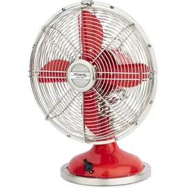 h.koenig JOE50 Tischventilator metall/rot