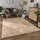 Paco Home Teppich Wohnzimmer Schlafzimmer Kurzflor Boho Skandi Raute 3D Grau Anthrazit 160x220 cm Beige
