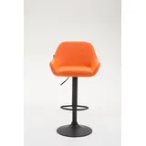 CLP Barhocker Braga Kunstleder orange/schwarz