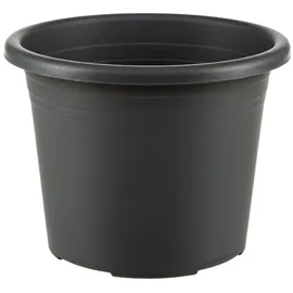 Dehner Cylindro Pflanzentopf Ø 50 cm Höhe 36 cm anthrazit