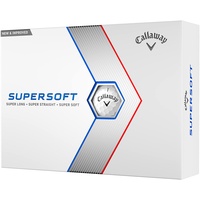 Callaway Supersoft 23 12 Pack Performance Golf Bälle - Weiß
