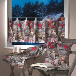 Tischläufer WECKBRODT "Flackernde Kerzen", bunt, B:40cm L:90cm, Polyester, Tischdecken, Leinen, bedruckt, Kerzen, Weihnachten, blickdicht