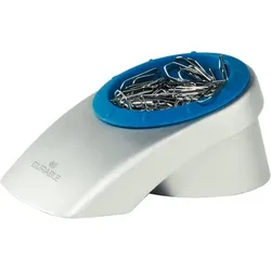 Briefklammerspender PAPER CLIP BOX metallic silber, mit Magnet