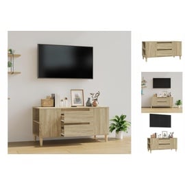 vidaXL TV-Schrank Sonoma-Eiche 102x44,5x50 cm Holzwerkstoff