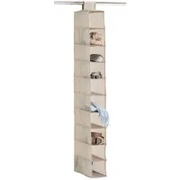 Zeller Hängeorganizer Stripes 15 x 30 x 129 cm 10-tlg. beige
