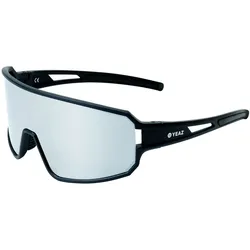 YEAZ Sport-Sonnenbrille Black/Silver Mirror SUNWAVE