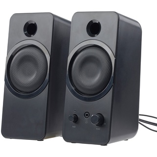 Auviso Aktive Stereo-Lautsprecher MSX-150 mit USB-Stromversorgung, 20 Watt