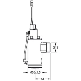 kwc aquarotter gmbh F5 Magnetdruckspüler DN20