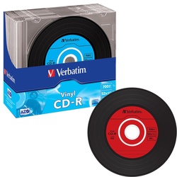 Verbatim CD-R 700MB 10er Vinyl Slim Case
