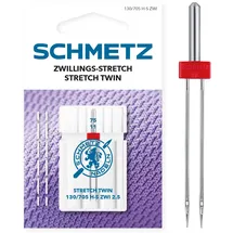 SCHMETZ | Zwillings-Stretch | 2.5/75 | 1 Nähmaschinennadel