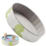 Hundepool – PVC, faltbar, 120 x 30 cm, Tank, Nicht aufblasbarer Pool, Outdoor, Indoor, Spielen, Camping, Hinterhof, Park, große Hunde, Schwimmen, Spritzen, Kühlzubehör