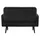 Paperflow Sessel LISBOA Stoff 124,0 x 81,5 x 83,0 cm schwarz