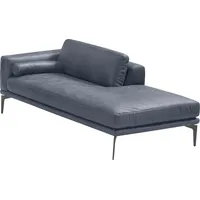 Ottomane EGOITALIANO "Masu, Design trifft super Sitzkomfort, mit toller Detailverarbeitung", grau (smoke), B:182cm H:95cm T:97cm, Leder »BULL« (echtes Rindsleder). Geschliffenes, pigmentiertes und behandeltes Rindsleder mit einer Dicke von 1, 3-1, 5 mm. Dieses Leder zeigt eine ziemlich weiche Hand mit einem halb undurchsichtigen Aussehen. Es handelt sich um ein geschütztes Leder. Eine leichte Deckschicht schützt sie vor Flecken, ohne ihre ursprünglichen Eigenschaften zu verändern. Die geschützten Leder kombinieren die Vorteile von Natürlichkeit und Weichheit mit einer guten Beständigkeit gegen Verschleiß und Ausbleichen. Das Vorhandensein der charakteristischen Zeichen, die das Leben des Tieres bestimmen, wie Narben, Körnungsunterschiede, Falten, Adern, Disharmonien in Farbtönen, beweisen ihre absolute Echtheit und großen Wert., Sofas, Ottomane, Rückenkissen und Armteilrolle für mehr Komfort, mit Metallfüßen