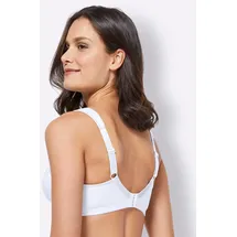 SPEIDEL Bügelloser BH SPEIDEL, Damen, Gr. 80, Cup C, weiß, 80% Baumwolle, 17% Polyester, 3% Elasthan, BHs