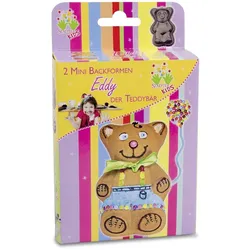 Städter 2 Mini Backformen Eddy der Teddybär
