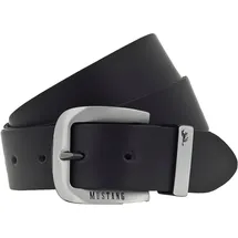 Mustang Herrengürtel Leder 3,5 cm schwarz 105