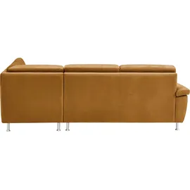 CALIZZA INTERIORS »Onyx L-Form«, Ottomane links oder rechts, wahlweise mit Bettfunktion, Breite 257 cm
