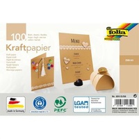 Folia Kraftpapier A5, 120 g/m2 braun 100 Blatt
