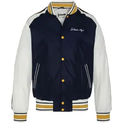 Schott Jacke Jacke im College-Stil mit Streifen