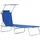 Outsunny Sonnenliege 200 x 60 x 30 cm Blau