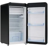 DOPWii Kühlschrank KS-91RHL, 85 kWh/Jahr,LED-Licht,Kompakt, Erhältlich in Schwarz und Rot.