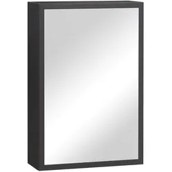 kleankin Spiegelschrank Rostfreier Stahl, Aluminium, Glas