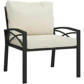 vidaXL Gartenstuhl 68 x 76 x 79 cm sandfarben 2 St.