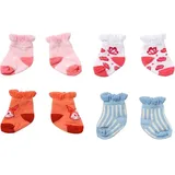 Baby Annabell Socken, blau und orange, 43 cm