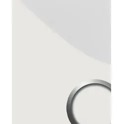 wallface Dekorpaneele, Metalloptik, glatt - weiss
