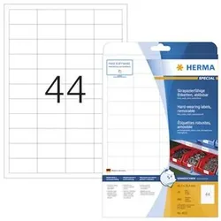 Folien-Etiketten, 48,3x25,4mm, weiß, Pck=880 Stück, 4572, ablösbar, wetterfest