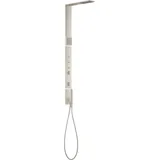 Hansgrohe AXOR ShowerComposition Duschpaneel, mit Thermostat, Kopfbrause 110/220, Schulterbrause, - Edelstahl