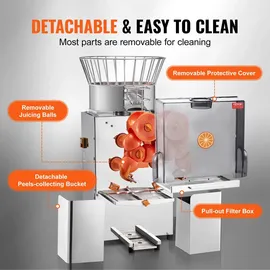 Vevor 120-W-Entsafter Edelstahl