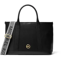 Michael Kors Luisa Medium Satchel, Schwarz, Schwarz