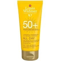 Louis Widmer All Day Milch unparfümiert LSF 50+ 100 ml