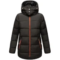 Navahoo Winterjacke Wattewölkchen braun / schwarz / weiß M
