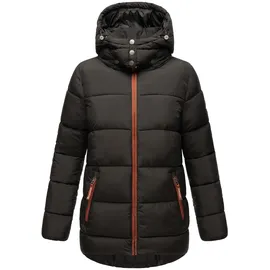 Navahoo Winterjacke Wattewölkchen braun / schwarz / weiß M
