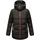 Navahoo Winterjacke Wattewölkchen braun / schwarz / weiß M