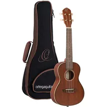 Ortega Guitars Konzert Ukulele Akustisch – Timber Series – Inklusive Gigbag – Mahagoni, Natur (RU11)