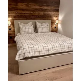 Beliani Polsterbett 180 x 200 cm Beige