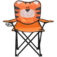 Nils Fun Campingstuhl Tiger Orange/Schwarz