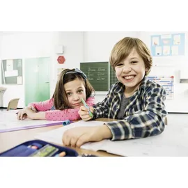 Stabilo Linkshänder-Griffstück für ergonomischen Schulfüller mit Anfänger-Feder A - EASYbirdy schwarz