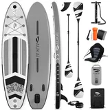 Aukai Stand Up Paddle Board "AUKAI Pro" mit Kajak-Sitz grau