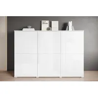 INOSIGN Highboard »Kenia, moderne grifflose Hochkommode mit 6 Türen,