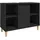 vidaXL Waschbeckenunterschrank 80 x 60 x 33 cm Schwarz